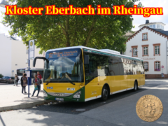 エーベルバッハ修道院へ向かうバス